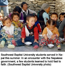 SBU students in Nepal