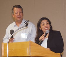 Carol Bercian describes ministering to those who live in Guatemala City dump. (Bill Webb)