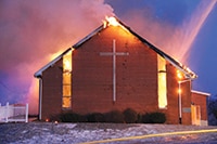 Antioch church fire