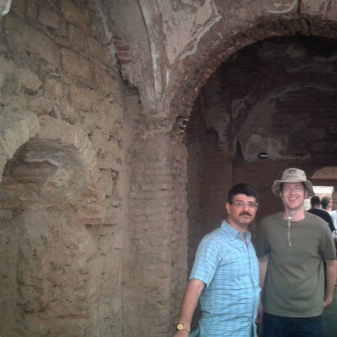 Ara and Brian in Ephesus.