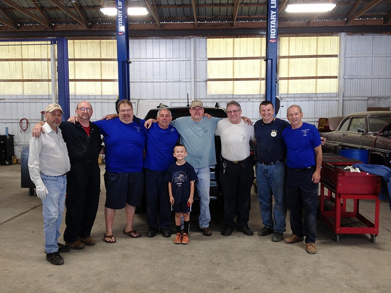 webRNS CAR MINISTRY1 062817 The volunteers from the First United Methodist Church car-care ministry in Powder Springs, Ga. Photo courtesy of Tony Pucci