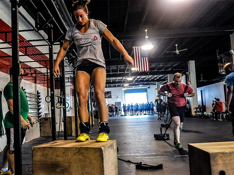 A CrossFit class in a gym in September 2014. Photo courtesy of Rose Physical Therapy Group/Creative Commons