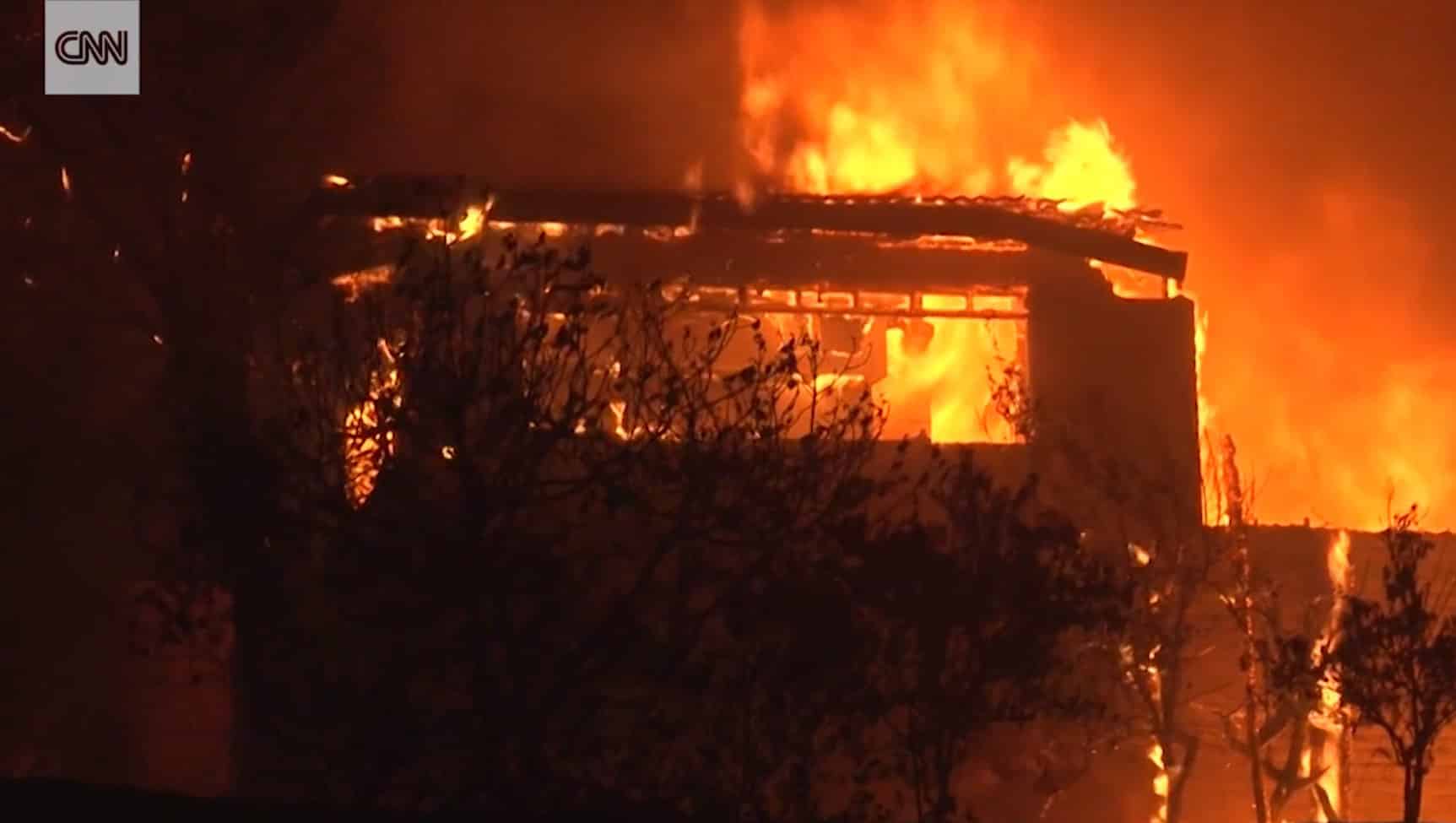 BP California wildfire screenshot