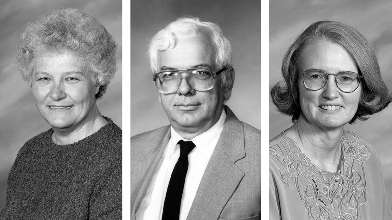 (l to r) Kathleen Gariety, Bill Koehn, and Martha Myers (IMB photo)