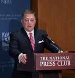 Jerry Johnson speaks about Internet Freedom Watch on Dec. 7. (National Religious Broadcasters)