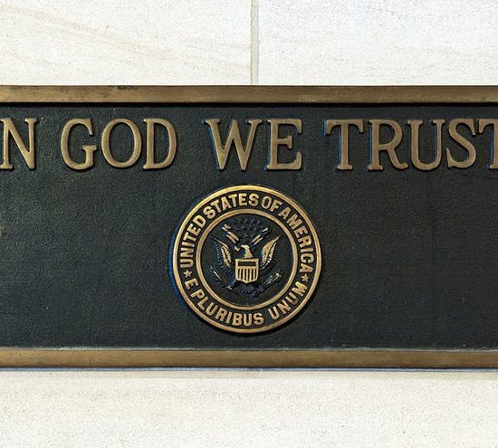 U.S. Capitol ‘In God We Trust’ plaque. USCapitol