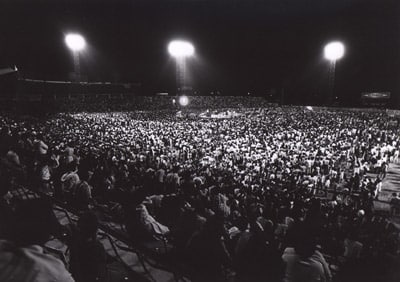 Thirty-five thousand attend a closing service in Villahermosa, Mexico in 1981. RNS file photo.