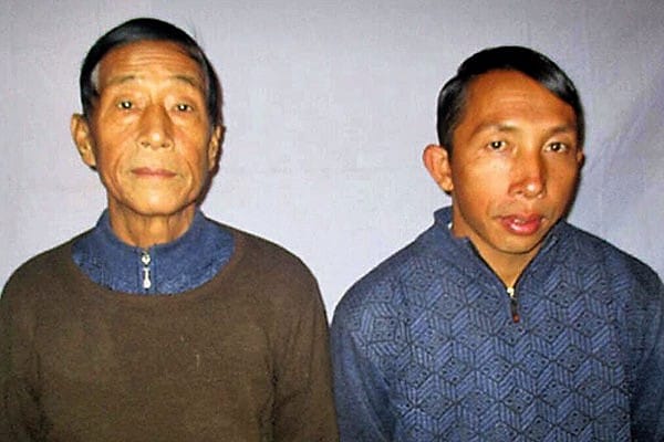 Dumdaw Nawng Latt and his nephew, Langjaw Gam Seng.