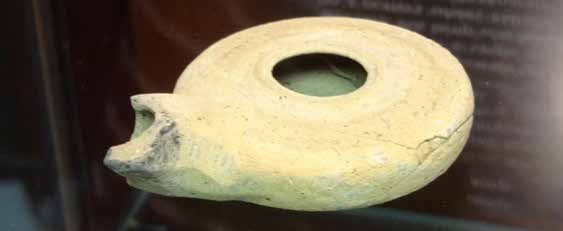 A Herodian oil lamp from 37 B.C. - 70 A.D. (Photo: Brian Kaylor)