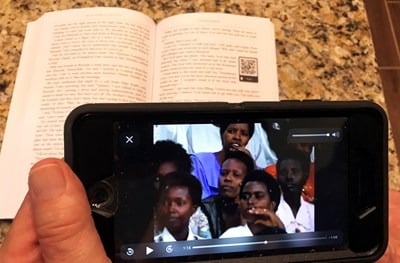 QR codes in Sammy Tippit's upcoming autobiography allow for a visual connection to events he writes about over the course of his nearly 50 years in evangelism. Photo courtesy of Sammy Tippit Ministries