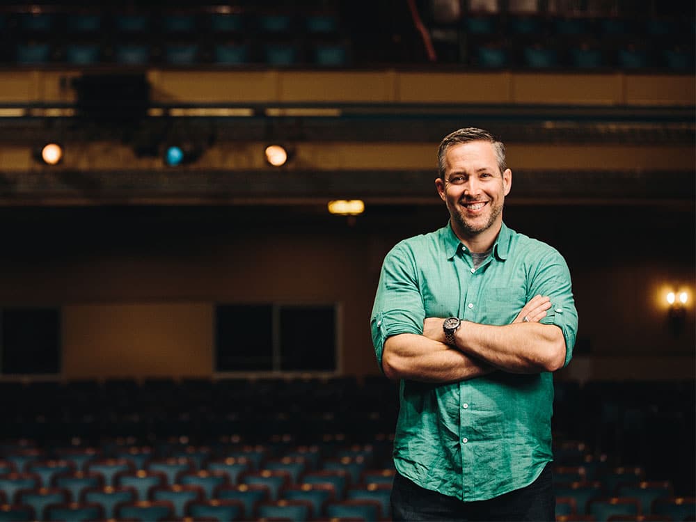 Pastor J.D. Greear poses at The Summit Church in Durham, N.C. Photo courtesy of J.D. Greear