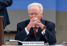 Paige Patterson during a May 22 Southwestern Baptist Theological Seminary trustee meeting. (Adam Covington/ Southwestern Baptist Theological Seminary)