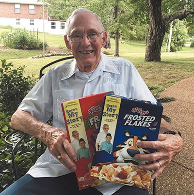 Neal Buchanan, a member of Lincoya Hills Baptist Church in Nashville, was featured on cereal boxes nationwide. Photo by April Dawson