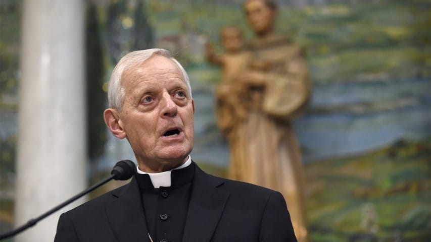 In this June 30, 2015, file photo, Cardinal Donald Wuerl, archbishop of Washington, speaks while outlining the schedule for Pope Francis’ September 2015 visit to Washington, during a news conference at the Cathedral of St. Matthew the Apostle in Washington. Wuerl wrote to priests to defend himself on the eve of the scheduled Aug. 14, 2018, release of a grand jury report investigating child sexual abuse in six of Pennsylvania’s Roman Catholic dioceses. (AP Photo/Susan Walsh)
