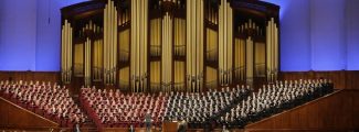 The Mormon Tabernacle Choir of the Church of Jesus Christ of Latter-day Saints performs during the annual church conference in Salt Lake City on April 1, 2017. (AP Photo/Rick Bowmer)