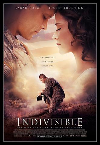 Film poster for “Indivisible.” (Image courtesy of © 2018 Provident Films LLC and The WTA Group, LLC.)