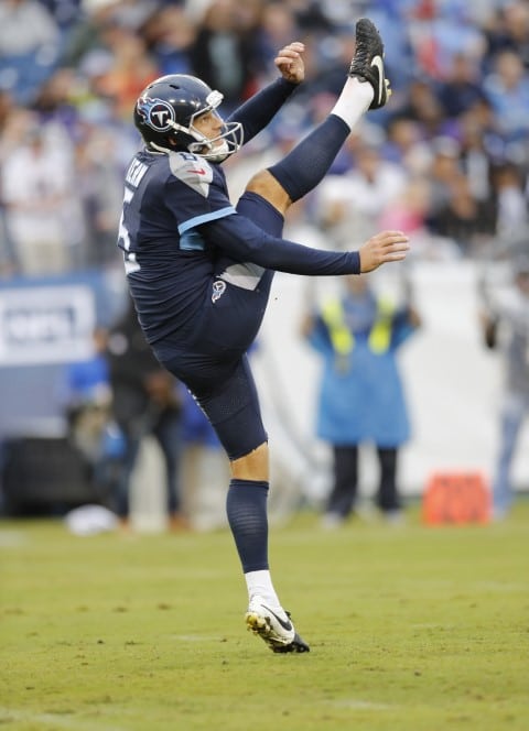 Titans punter Brett Kern says, "It would be a sin not to give it all I have for Him." Photo courtesy of the Tennessee Titans