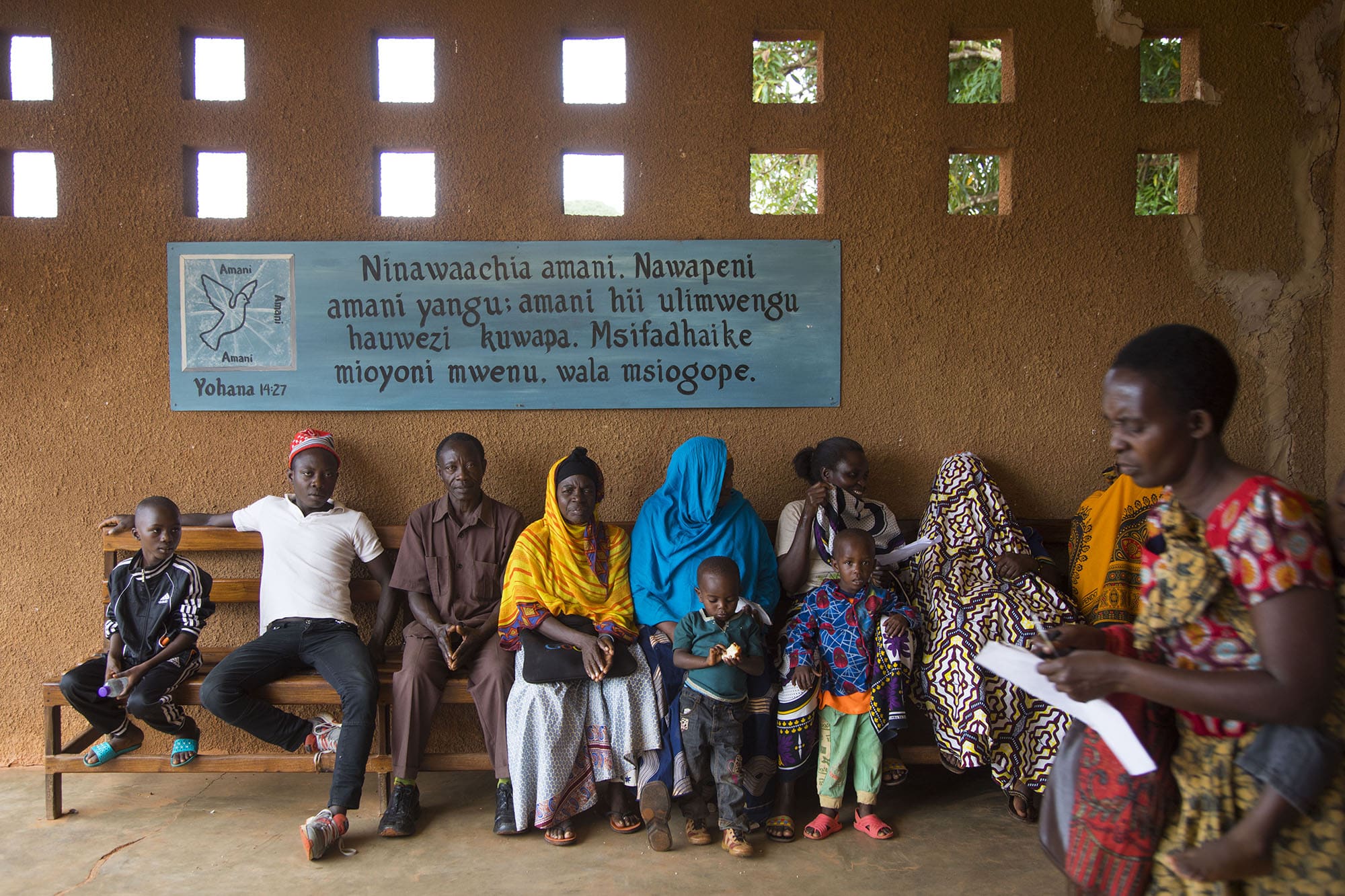 Patients wait in line to be registered at Kigoma Baptist Hospital in Tanzania. Because of the volume of need, the hospital may occasionally run out of room or resources. But International Mission Board medical missionary Larry Pepper says that doesn't last long -- churches always step up to fill in the gaps. IMB photo