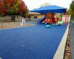 New surface at Trinity Lutheran Church's playground. (Brian Kaylor/Word&Way)