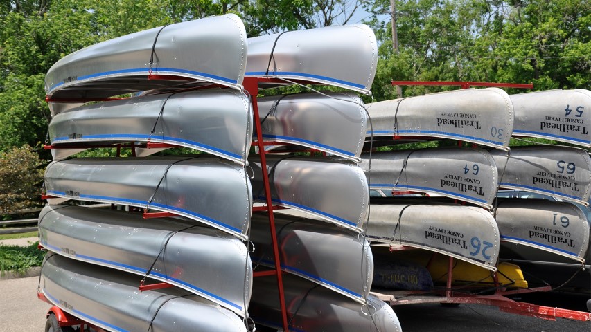 Canoes await campers. Canada has made changes to the federal government’s summer jobs program. Photo courtesy of Creative Commons