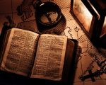 Bible on map