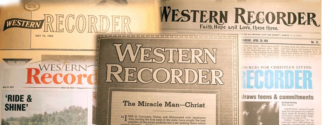 Western Recorder collage