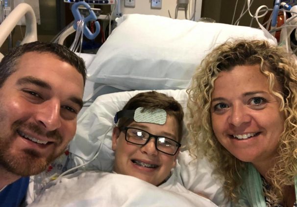 William Burton and parents