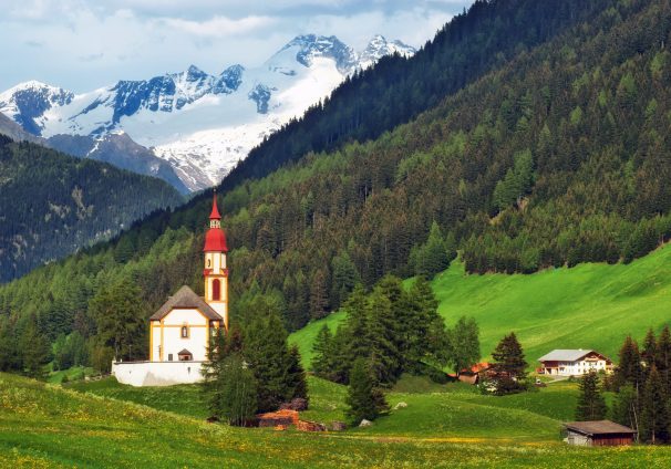 church in the Austrian countryside
