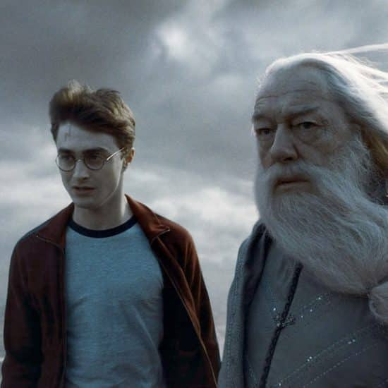 Harry Potter and Albus Dumbledore