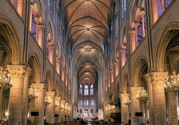 interior of Notre Dame Cathedral