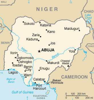 Nigeria map