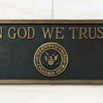 In God We Trust plaque