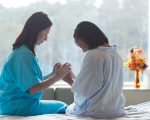 praying with patient