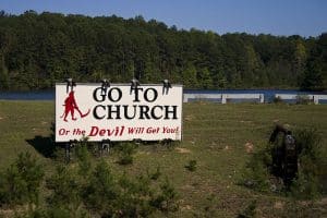 religious billboard