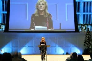 Beth Moore addresses summit