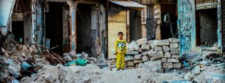 Young boy in Syria