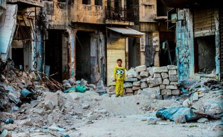 Young boy in Syria