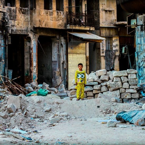 Young boy in Syria