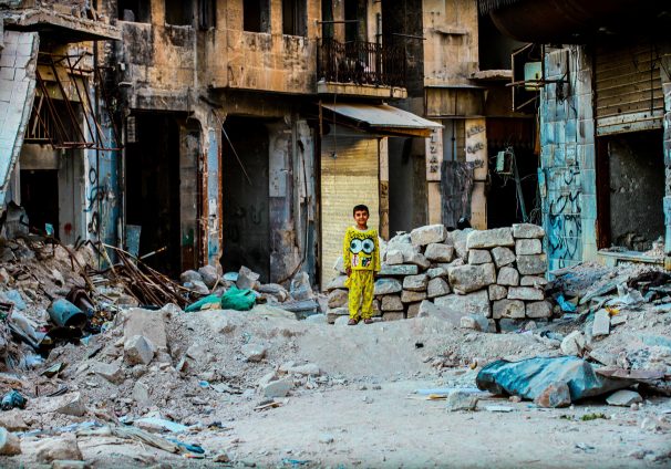 Young boy in Syria