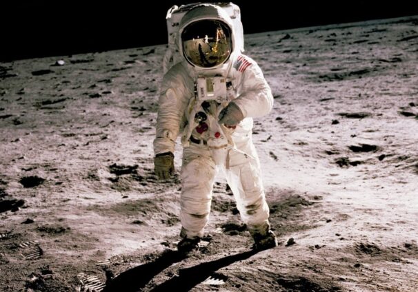 astronaut on moon