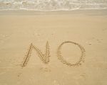 NO on sand