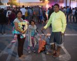 Honduran migrant family