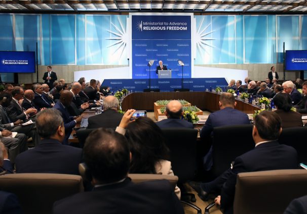 Vice President Mike Pence addresses delegates