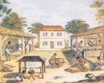 Slaves working in 17th-century Virginia