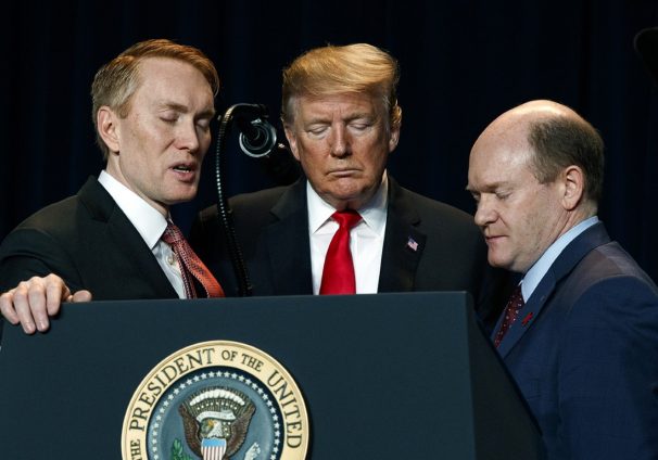 prayer at National Prayer Breakfast