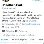 Jonathan Carl Twitter account