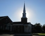 church steeple silhouette