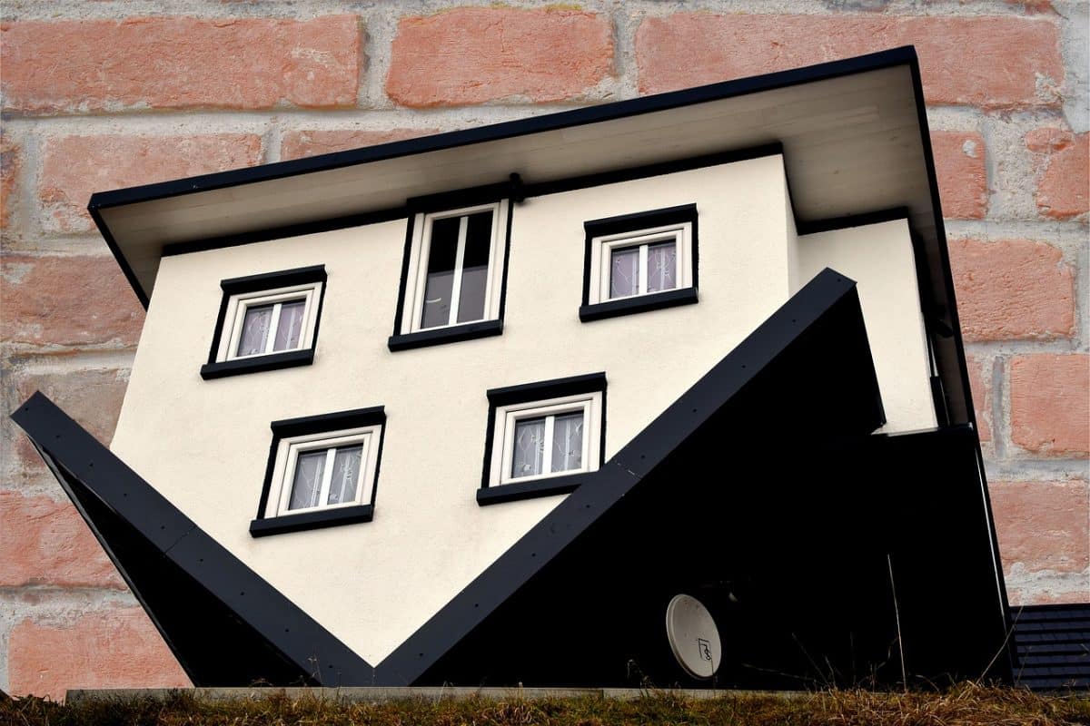 Upside-down house