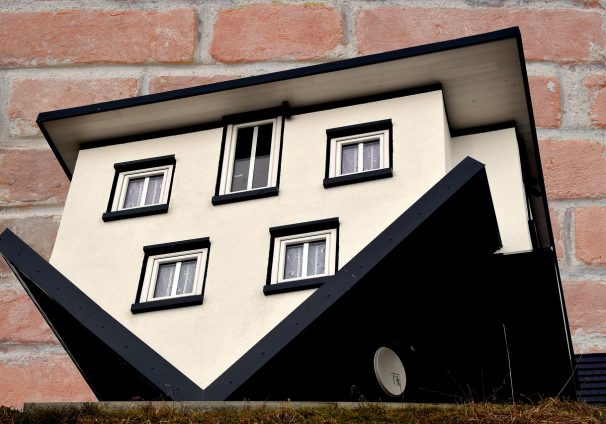 Upside-down house