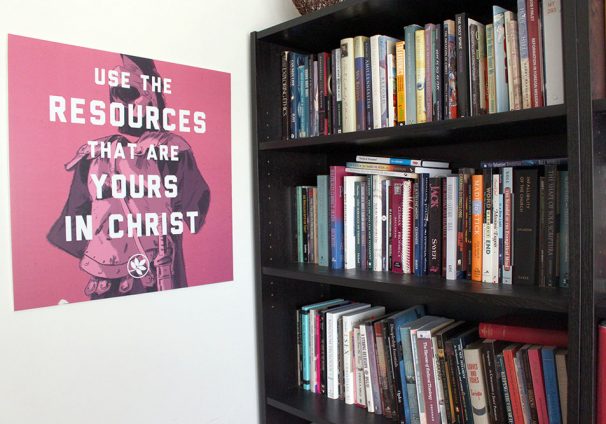 Epiphany Space poster and books